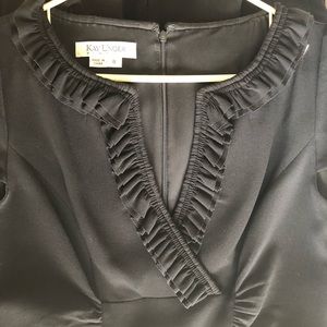 Kay Unger Size 8 Little Black Dress